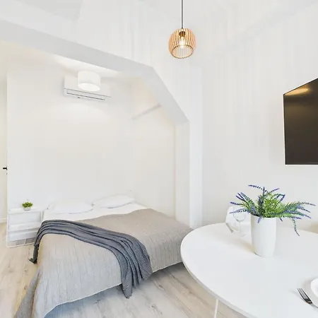 Bright With Air Conditioning Near The Copernicus Science Center In By Renters Apartment *