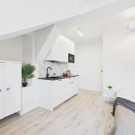 Bright With Air Conditioning Near The Copernicus Science Center In By Renters Apartment
